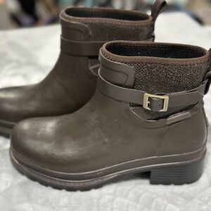 Original Muck Womens Liberty Ankle Rubber Waterproof Brown Boots